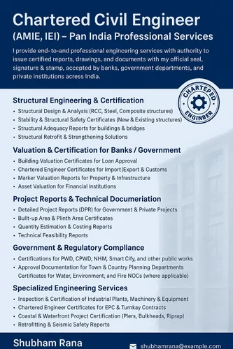 chartered engineer in india